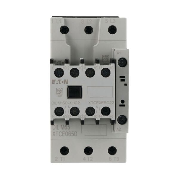 Contactor, 380 V 400 V 30 kW, 2 N/O, 2 NC, RDC 24: 24 - 27 V DC, DC operation, Screw terminals image 7