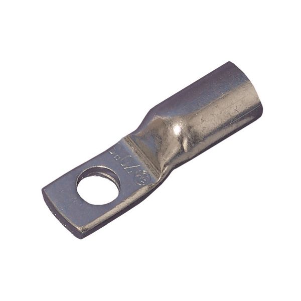 Standard tubular cable lug for CU-conductor, Euro series, narrow flang image 1