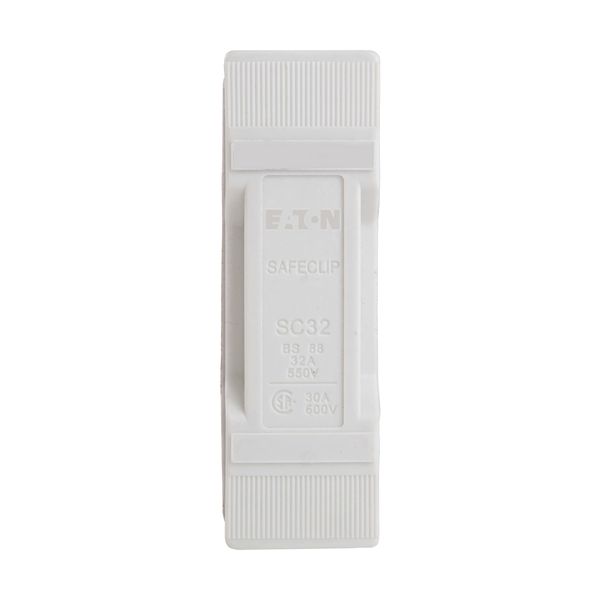 Fuse-holder, LV, 32 A, AC 550 V, BS88/F1, 1P, BS, front connected, white image 5