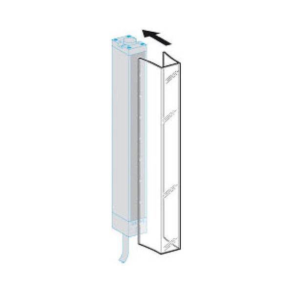 Lexan protective covers for transmitter-receiver pair - 310 mm image 1