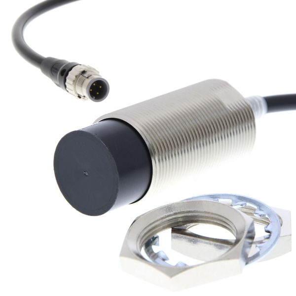 Proximity sensor, inductive, brass-nickel, M30, non-shielded, 40 mm, N image 3