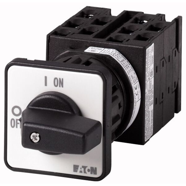 Step switches, T0, 20 A, centre mounting, 5 contact unit(s), Contacts: 10, 30 °, maintained, Without 0 (Off) position, 1-10, Design number 8237 image 1