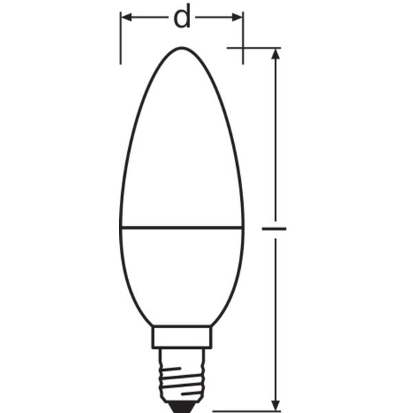 LED SUPERSTAR CLASSIC B DIM 4.9W 827 Frosted E14 image 8