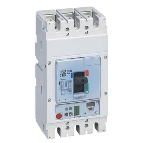 DPX³630 power circuit breaker with S10 electronic release and measuring unit breaking capacity 100kA 400V~ - 3P - 500A image 1