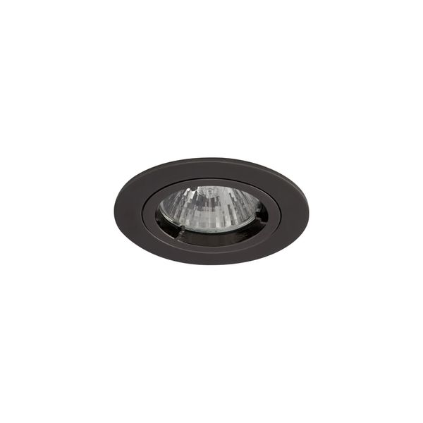 Twistlock GU10 Die-Cast Downlight Black Chrome image 1