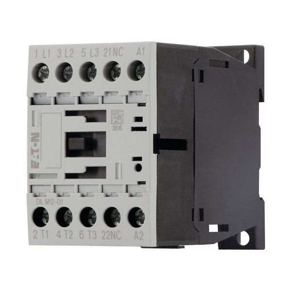 Contactor, 3 pole, 380 V 400 V 5.5 kW, 1 NC, 220 V DC, DC operation, Screw terminals image 9