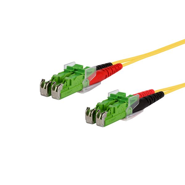 OpDAT patch cord E2000-D APC/E2000-D APC OS2, 1.0 m image 1