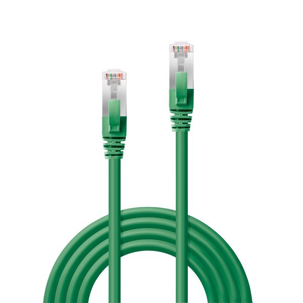 1m Cat.6 S/FTP LSZH Network Cable, Green RJ45, M/M, 250MHz, Copper, 26AWG image 2