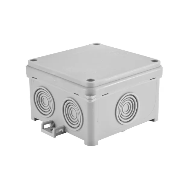 Surface junction box N80x80F grey image 1