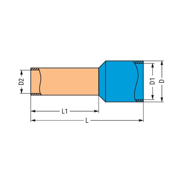 Ferrule Sleeve for 10 mm² / AWG 8 insulated red image 6