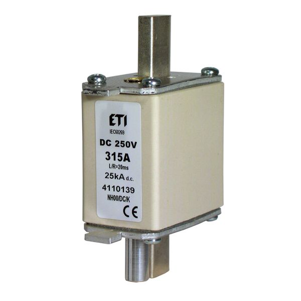 Fuse link, NH00 63A/250V DC image 1