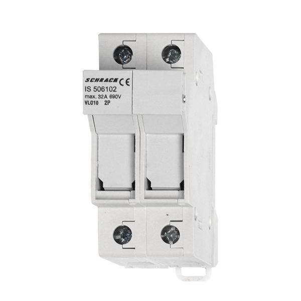 Fuse Carrier 2-pole, 32A, 10x38 image 1