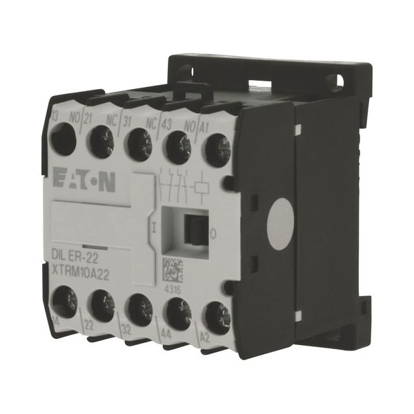 Contactor relay, 24 V DC, N/O = Normally open: 2 N/O, N/C = Normally closed: 2 NC, Spring-loaded terminals, DC operation image 12