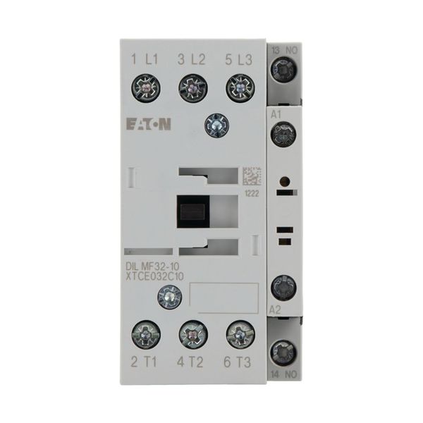 Contactor, 4 pole, AC operation, AC-1: 32 A, 1 N/O, 230 V 50/60 Hz, Screw terminals image 3