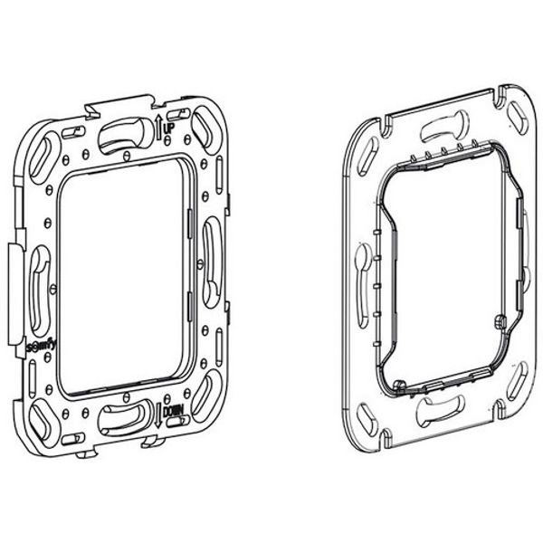 Somfy mounting plate radio wall transmitterSmoove 9016911 image 1