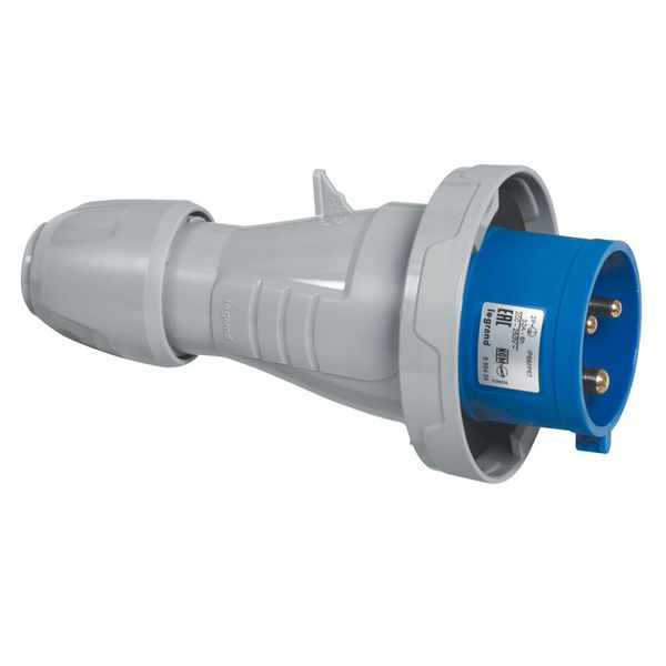 Straight plug P17 - IP66/67 - 200/250 V~ - 16 A - 2P+E image 1