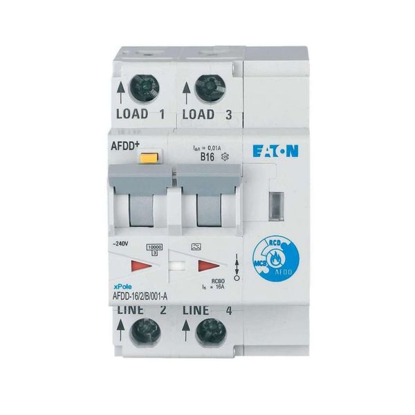 Arc Fault Detection Device, 2p, B, 16 A, 10 mA, type A image 6