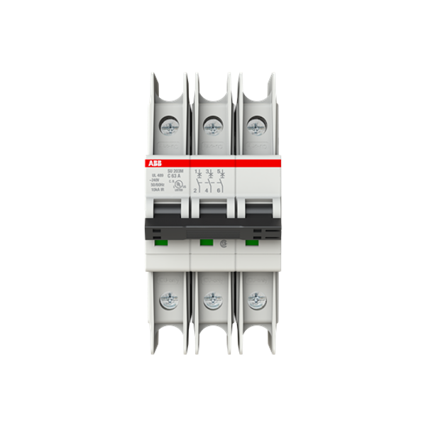 SU203M-C63 Miniature Circuit Breaker - 3P - C - 63 A image 5