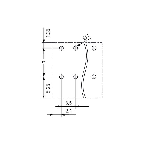 THR PCB terminal block push-button 1.5 mm², black image 2