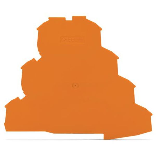 End and intermediate plate 1 mm thick orange image 2