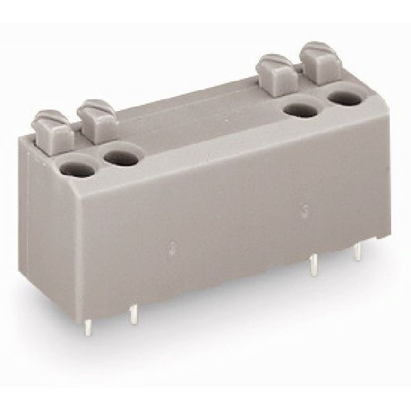 PCB terminal block push-button 1.5 mm² gray image 2