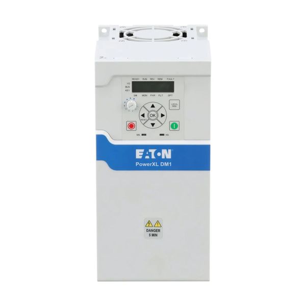 Variable frequency drive, 600 V AC, 3-phase, 13.5 A, 7.5 kW, IP20/NEMA0, 7-digital display assembly, Setpoint potentiometer, Brake chopper, FS3 image 2