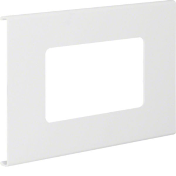 Pre-cut lid 2gang, FB 60150, pure white image 1
