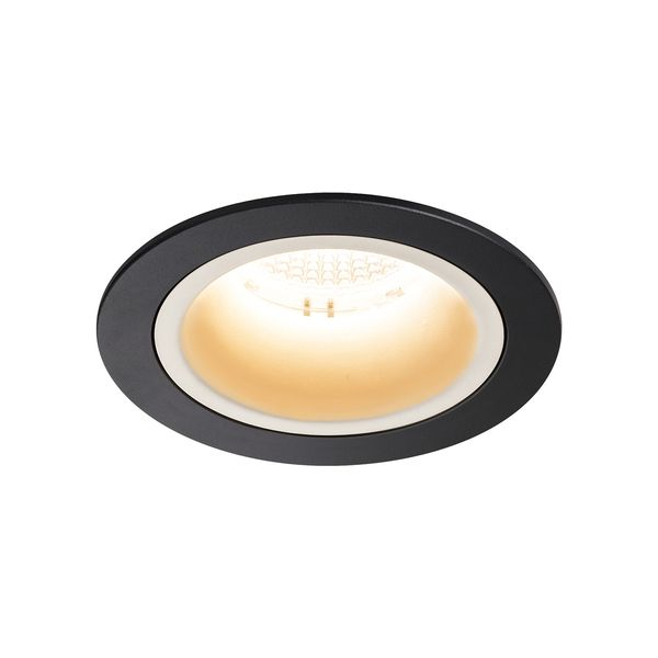 NUMINOS® DL M, Indoor LED recessed ceiling light black/white 2700K 40°, including leaf springs image 1