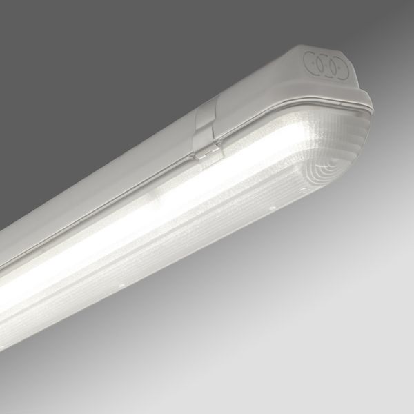 Linda LED PC 1x30W, 4000K, 4899lm, IP65, PC II grey,L=1570mm image 1