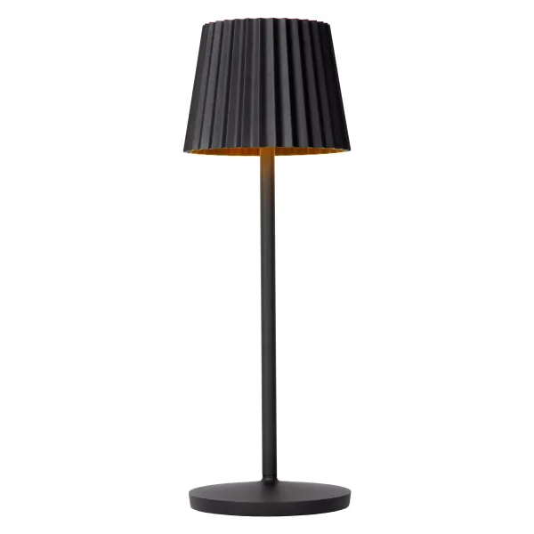 Lucide JUSTINE - Table lamp Outdoor - LED Dim. - 1x2W 2700K - IP54 - Black image 1