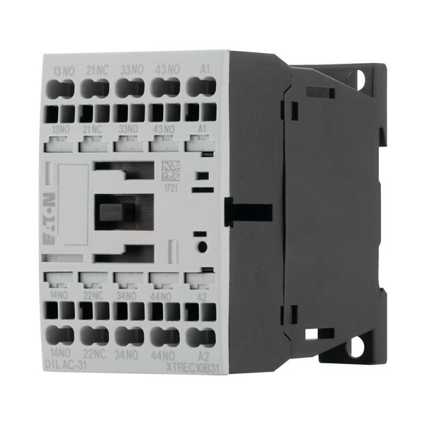 Contactor relay, 230 V 50 Hz, 240 V 60 Hz, 3 N/O, 1 NC, Spring-loaded terminals, AC operation image 8