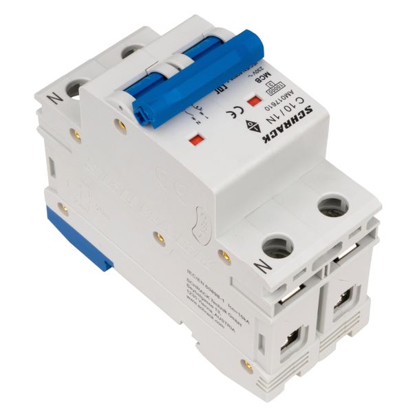 Miniature Circuit Breaker (MCB) AMPARO 10kA, C 10A, 1+N image 5