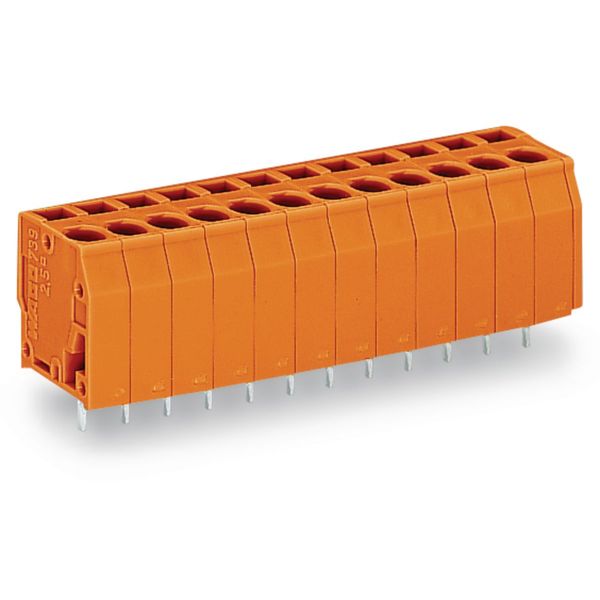 PCB terminal block 2.5 mm² Pin spacing 5.08 mm orange image 1