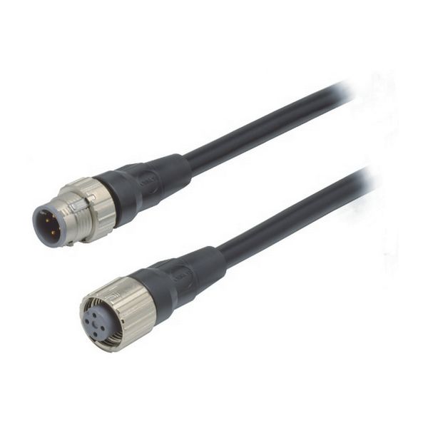 Cable with connectors on both cable ends, Smartclick M12 straight sock XS5W1006H image 3