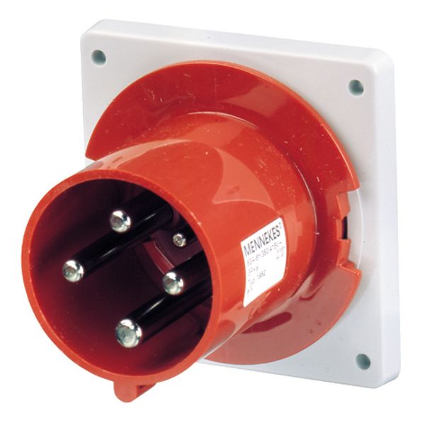 Panel mounted inlet, 63A4p6h400V, IP44 image 1