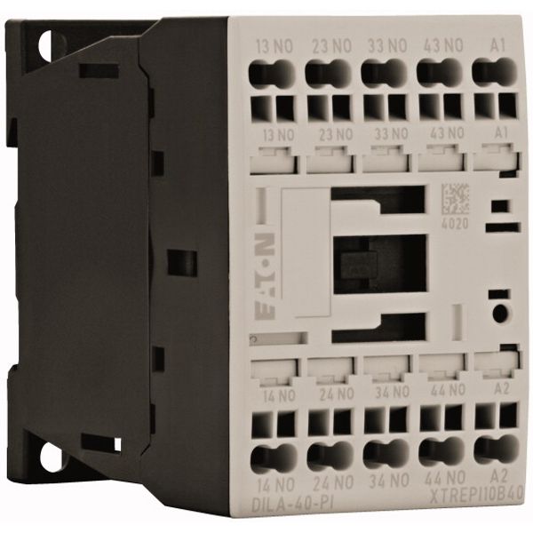 Contactor relay, 24 V 50/60 Hz, 4 N/O, Push in terminals, AC operation image 3