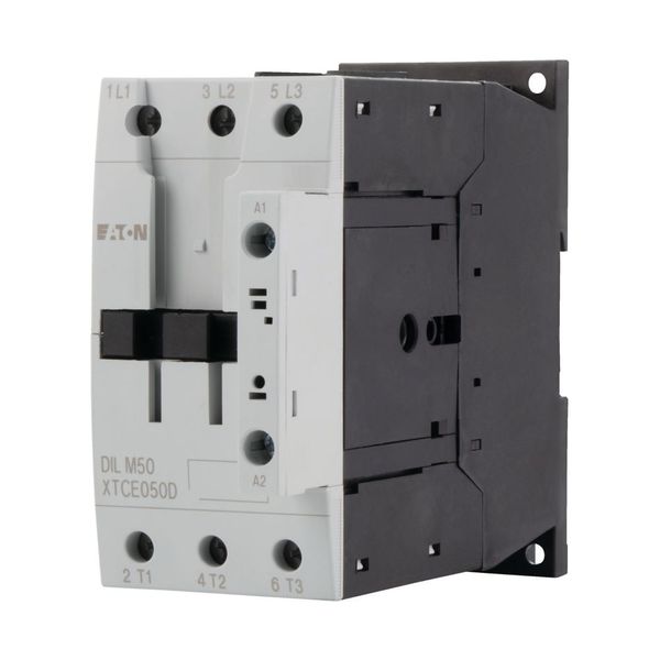 Contactor, 3 pole, 380 V 400 V 22 kW, RDC 130: 110 - 130 V DC, DC operation, Screw terminals image 8