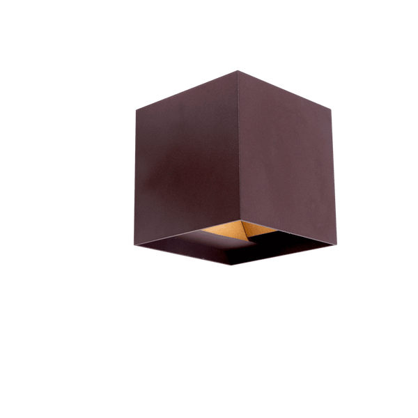 Open Outdoor LED Wall Lamp IP54 2x5W 4000K Rust brown image 2