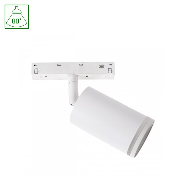 SYSTEM SHIFT BASIC - SPOT S RING LUMINAIRE  DIRECTIONAL 55X100X160MM 7W 2700K WHITE image 1