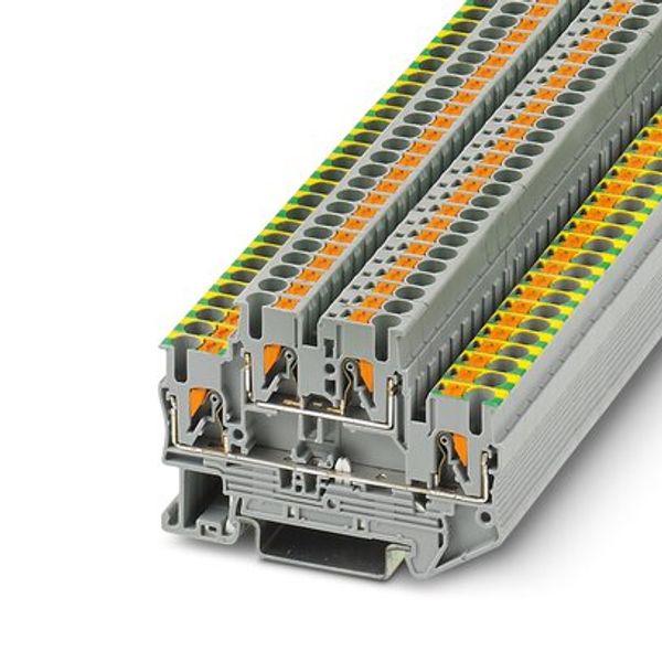 PTTB 2,5-PE/L - Protective conductor double-level terminal block image 1