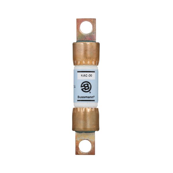 Eaton Bussmann series Tron KAC high speed fuse, 10A, 200 kAIC, Non Indicating, High speed fuse, Blade end X blade end, Stud image 5