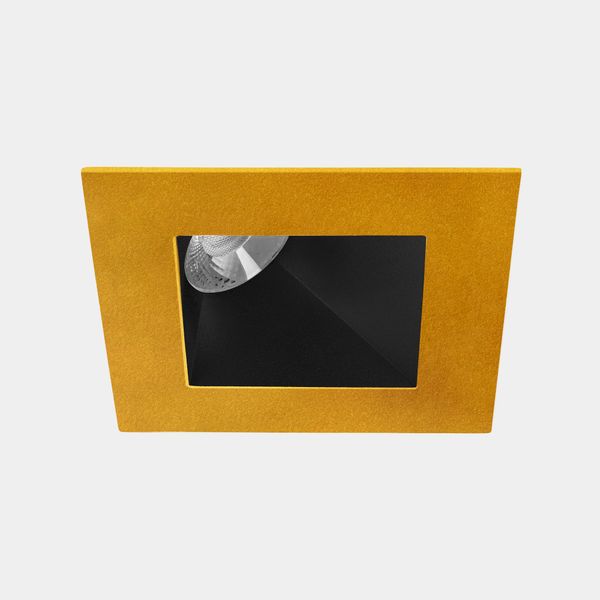 Downlight Play Deco Asymmetrical Square Fixed Gold/Black IP54 image 1