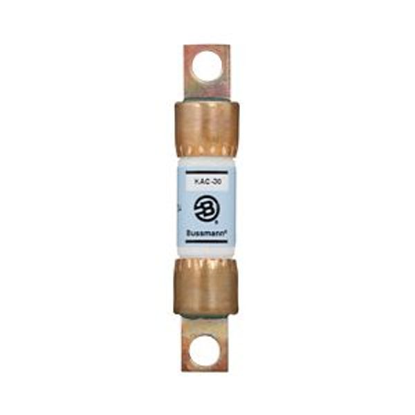 Eaton Bussmann series Tron KAC high speed fuse, 25A, 200 kAIC, Non Indicating, High speed fuse, Blade end X blade end, Stud image 24