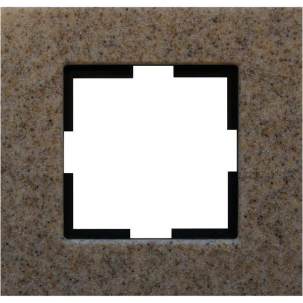 Novella Accessory Corian - Sandstone One Gang Frame image 1