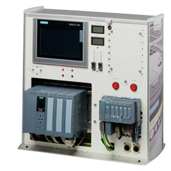 training case S7-1500 with CPU 1513F, ET 200SP, TP700, complete with simulator The training case is used to practice programming, operation and commissioning of programmable logic controllers within TIA in a practice-oriented  6ZB2310-0CW00 image 1