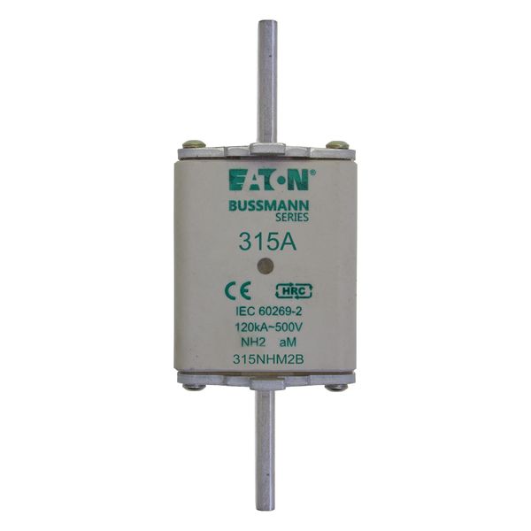 Fuse-link, low voltage, 315 A, AC 500 V, NH2, aM, IEC, dual indicator image 9