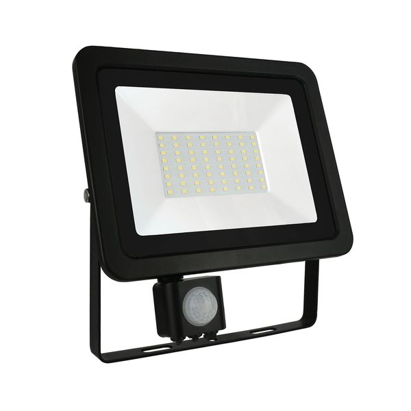 NOCTIS LUX 2 SMD 230V 50W IP44 CW black with sensor image 2