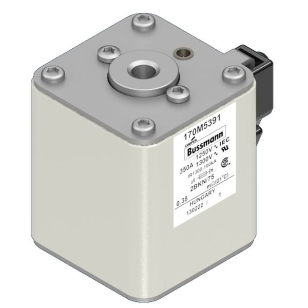 Fuse-link, high speed, 550 A, AC 1250 V, size 2, 61 x 75 x 77 mm, aR, IEC, UL, single indicator image 1