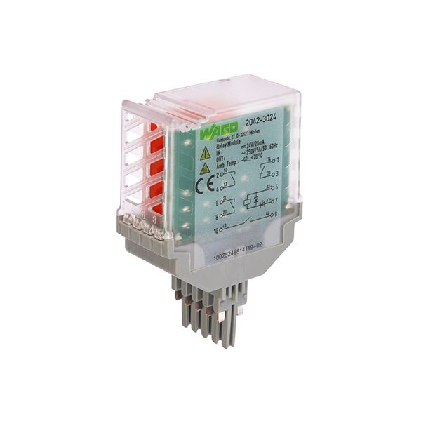 Relay module Nominal input voltage: 24 VDC 4 make contacts image 3