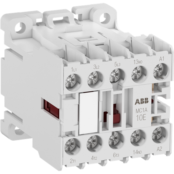 MC1A310ATN Mini Contactor 50 Hz 220 ... 240 V AC - 3 NO - 0 NC - Screw Terminals image 2